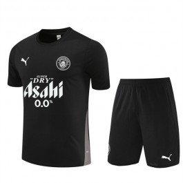 Manchester City Träningsset med T-shirt Barn 2025-26 - Shorts Svart