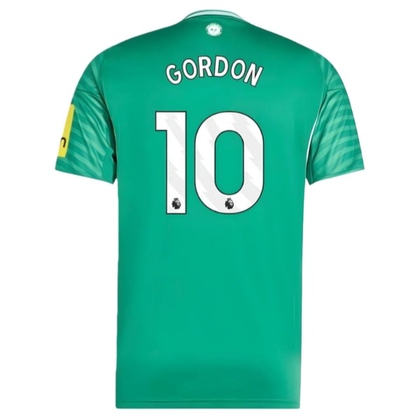 Newcastle United Gordon 10 Matchtröja Borta 2025-2026 Fotbollsställ Newcastle United Gordon 10 Matchtröja Borta 2025-2026 Fotbollsställ