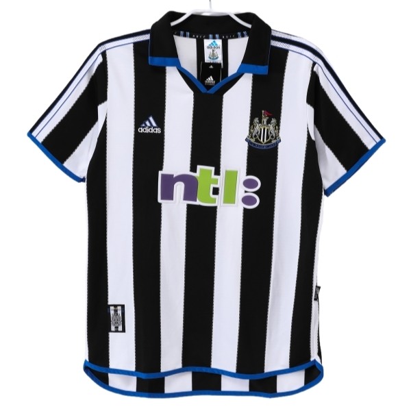 Newcastle United Matchtröja Hemma Retro 2000-2001 Fotbollsställ Newcastle United Matchtröja Hemma Retro 2000-2001 Fotbollsställ