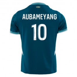 Olympique de Marseille Aubameyang 10 Matchtröja Borta 2024-2025