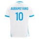 Olympique de Marseille Aubameyang 10 Matchtröja Hemma 2024-2025