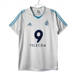 Olympique de Marseille Matchtröja Hemma Retro 2002-2003 Olympique de Marseille Matchtröja Hemma Retro 2002-2003