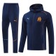 Olympique de Marseille Träningsjacka Ställ 2024-25 - Hoodie Dark Blå Olympique de Marseille Träningsjacka Ställ 2024-25 - Hoodie Dark Blå