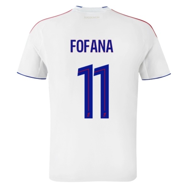 Olympique Lyonnais Fofana 11 Matchtröja Hemma 2025-2026 Fotbollsställ Olympique Lyonnais Fofana 11 Matchtröja Hemma 2025-2026 Fotbollsställ