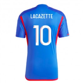 Olympique Lyonnais Lacazette 10 Matchtröja Borta 2023-2024