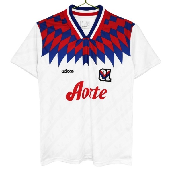 Olympique Lyonnais Matchtröja Hemma Retro 1995-1996 Fotbollsställ Olympique Lyonnais Matchtröja Hemma Retro 1995-1996 Fotbollsställ