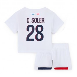 Paris Saint Germain C.Soler 28 Matchtröja Barn Borta 2024-2025