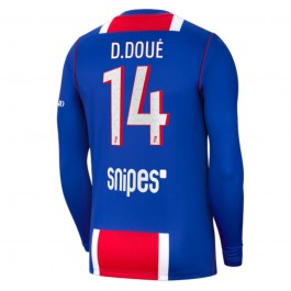 Paris Saint Germain D.Doué 14 Hemmatröja 2026-2027 Långärmad