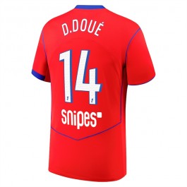 Paris Saint Germain D.Doué 14 Matchtröja Tredje 2025-2026