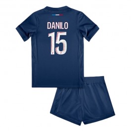 Paris Saint Germain Danilo 15 Matchtröja Barn Hemma 2024-2025
