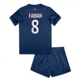 Paris Saint Germain Fabian 8 Matchtröja Barn Hemma 2024-2025
