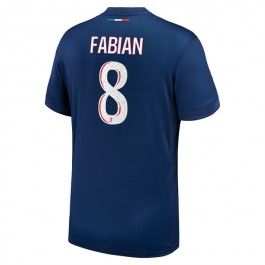 Paris Saint Germain Fabian 8 Matchtröja Hemma 2024-2025