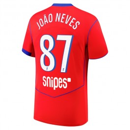 Paris Saint Germain João Neves 87 Matchtröja Tredje 2025-2026