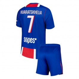 Paris Saint Germain Kvaratskhelia 7 Hemmaställ 2026-2027 Barn