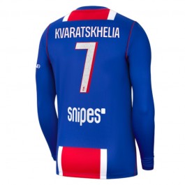 Paris Saint Germain Kvaratskhelia 7 Hemmatröja 2026-2027 Långärmad Paris Saint Germain Kvaratskhelia 7 Hemmatröja 2026-2027 Långärmad