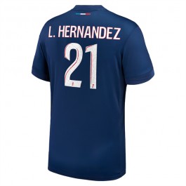 Paris Saint Germain L.Hernandez 21 Matchtröja Hemma 2024-2025