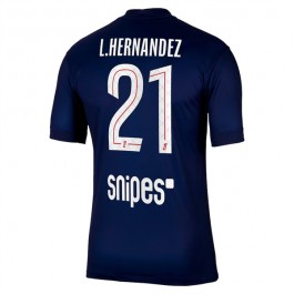 Paris Saint Germain L.Hernandez 21 Matchtröja Hemma 2025-2026