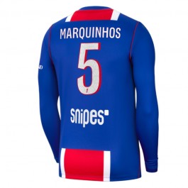 Paris Saint Germain Marquinhos 5 Hemmatröja 2026-2027 Långärmad Paris Saint Germain Marquinhos 5 Hemmatröja 2026-2027 Långärmad