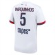 Paris Saint Germain Marquinhos 5 Matchtröja Borta 2025-2026
