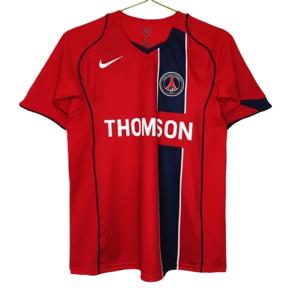 Paris Saint Germain Matchtröja Borta Retro 2004-2005 Fotbollsställ Paris Saint Germain Matchtröja Borta Retro 2004-2005 Fotbollsställ