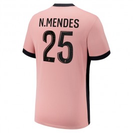 Paris Saint Germain N.Mendes 25 Matchtröja Tredje 2024-2025