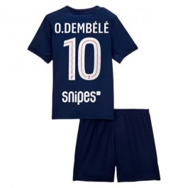 Paris Saint Germain O.Dembélé 10 Matchtröja Barn Hemma 2025-2026