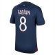 Paris Saint Germain PSG Fabian 8 Matchtröja Hemma 2023-2024