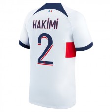 Paris Saint Germain PSG Hakimi 2 Matchtröja Borta 2023-2024