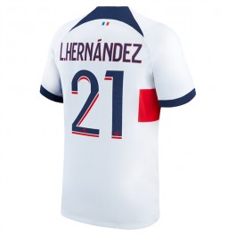 Paris Saint Germain PSG L.Hernandez 21 Matchtröja Borta 2023-2024