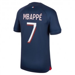 Paris Saint Germain PSG Mbappé 7 Matchtröja Hemma 2023-2024