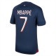 Paris Saint Germain PSG Mbappé 7 Matchtröja Hemma 2023-2024