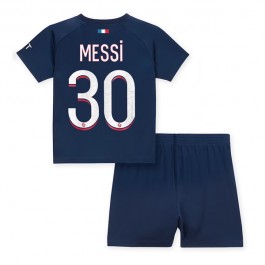 Paris Saint Germain PSG Messi 30 Matchtröja Barn Hemma 2023-2024