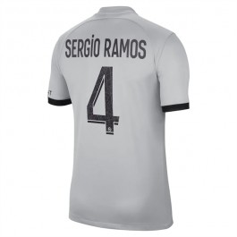 Paris Saint Germain PSG Sergio Ramos 4 Matchtröja Borta 2022-2023