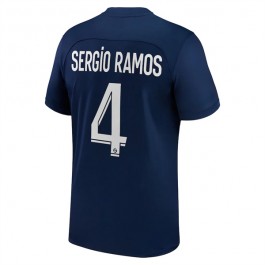 Paris Saint Germain PSG Sergio Ramos 4 Matchtröja Hemma 2022-2023