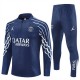 Paris Saint Germain Träningsoverall 2025-26 - 1-4 Zip Champions League Blå