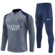 Paris Saint Germain Träningsoverall med Tröja Barn 2025-26 - 1-4 Zip Grå