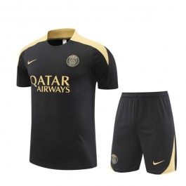 Paris Saint Germain Träningströja Ställ 2024-25 - Shorts Svart Gold