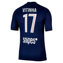 Paris Saint Germain Vitinha 17 Matchtröja Hemma 2025-2026