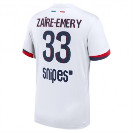 Paris Saint Germain Zaïre-Emery 33 Matchtröja Borta 2025-2026