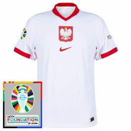 Polen Matchtröja Hemma Euro 2024 Patch