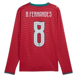 Portugal B.Fernandes 8 Hemmatröja VM 2026 Långärmad