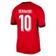 Portugal Bernardo 10 Matchtröja Hemma Euro 2024