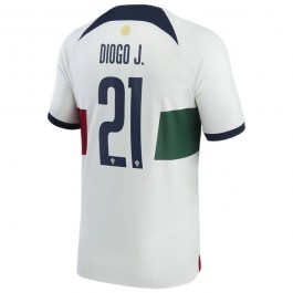 Portugal Diogo J. 21 Matchtröja Borta VM 2022