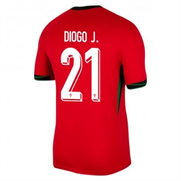 Portugal Diogo J. 21 Matchtröja Hemma Euro 2024