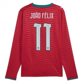Portugal João Félix 11 Hemmatröja VM 2026 Långärmad