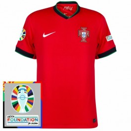 Portugal Matchtröja Hemma Euro 2024 Patch