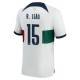Portugal R.Leao 15 Matchtröja Borta VM 2022