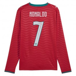 Portugal Ronaldo 7 Hemmatröja VM 2026 Långärmad