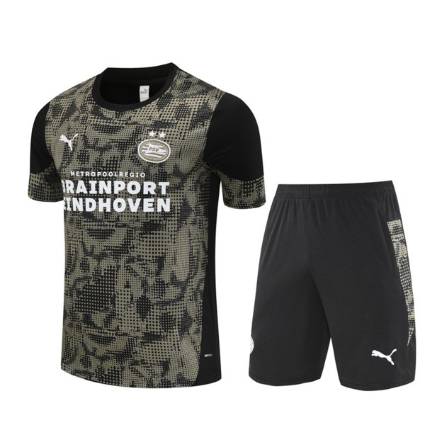PSV Eindhoven Träningsset med T-shirt Barn 2025-26 - Shorts Svart PSV Eindhoven Träningsset med T-shirt Barn 2025-26 - Shorts Svart