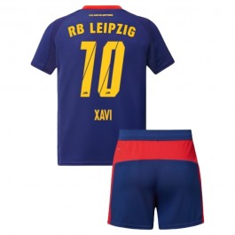 RB Leipzig Xavi 10 Matchtröja Barn Borta 2025-2026